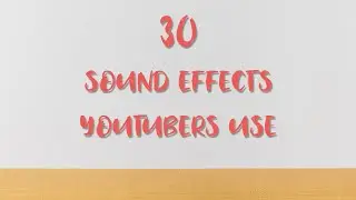 Sound Effects for Youtube Videos - Sound Effects No Copyright!