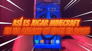 Así es JUGAR MINECRAFT en un GALAXY S7 EDGE en 2025