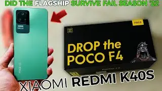 Poco F4 Drop Test Scratch - Pocophone flagship is back? Only 1 flaw|Redmi K40s Durability Test