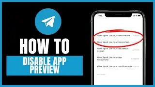how to disable app preview notification on telegram