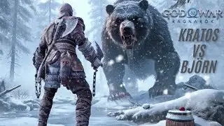 GOD OF WAR RAGNAROK TÜRKÇE - KRATOS VS BJÖRN FIGHT
