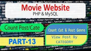 Movie Website Part13 - Count - Count & View By Category Using PHP and MySQL - Techy Biro