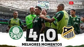 PALMEIRAS 4 X 0 ÁGUA SANTA | MELHORES MOMENTOS | FINAL | PAULISTÃO 2023