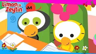 Limon Zeytin Mini 📚📕 Ödevler Çok Kolay! 🎉🥳 - Çocuklar İçin Çizgi Film