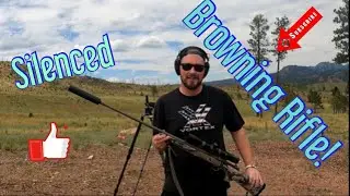 Browning X-Bolt Speed LR, Dead Air Primal Silencer! #airsoft #silence #outdoors