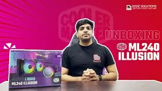 Cooler Master ML240 Illusion CPU Liquid Cooler Unboxing and Review || Ezpz Solutions