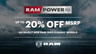 RAM Power Days - Discounts on Select Models