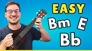 3 Easy Ukulele Chord Alternatives! E Bm Bb Uke Hacks