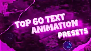 Top 60 alight motion text animation presets | xml text | text alight motion preset download free