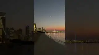 Marina beach dubai #marinabeach #dubai #travel #storytravelki #enjoy #beautiful #view