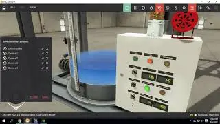 Liquid Level Control Proportional using Factory IO and Siemens TIA Portal 15
