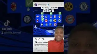 Predicting UCL Round of 16 Clashes ⚽️⚽️