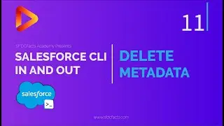 Delete Metadata Using CLI | SFDX and Salesforce CLI Course