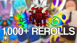 SPENDING OVER 1K REROLLS IN ROBLOX ANIME LAST STAND!