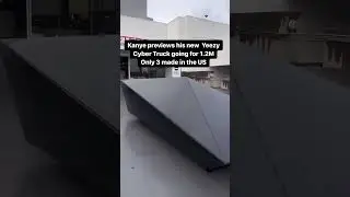 We got the Yeezy Cybertruck before GTA 6?! What yall think of this whip?? #kanyewest #cybertruck