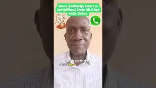 How to Use WhatsApp Avatars on Android Phone  Create Edit and Send Avatar Stickers
