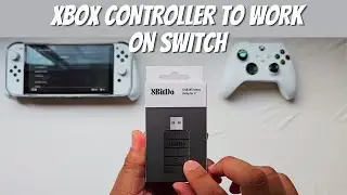 How to connect XBox Series X/S controller on Nintendo Switch with 8Bitdo USB Adapter 2
