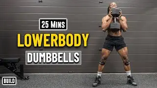 dumbbell lowerbody + legs workout [25 mins] | build muscle 20