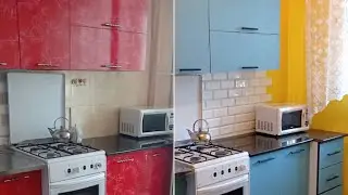 Бюджетный ремонт кухни за один день своими руками✅
