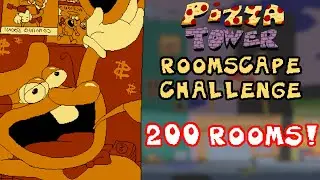 Pizza Tower Roomscape (Noise) - 200 rooms