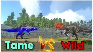 Wild Giga VS Tamed Giga | Gigantosaurus Fight 1V2 | ARK MOBILE | TrimurtiGamer￼