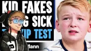KreekCraft Reacts To Dhar Mann Kid FAKES BEING SICK TO SKIP TEST
