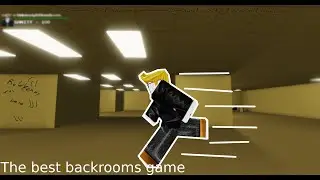 This is the best roblox backrooms game...