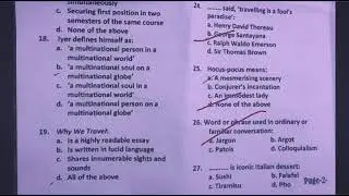 Answer key for 4th sem English paper B.a B.com #kashmirstudentupdates #kashmiruniversityupdates