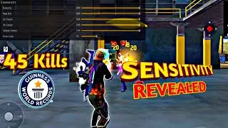 GUESS HOW MANY KILLS ??🤔🤔 SENSITIVITY REVEALED FOR ONE TAP FREEFIRE #freefire #sensitivity #onetap