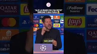 SIMEONE È UNA FURIA DOPO ATLETICO MADRID REAL 😠 | Sentite cosa chiede ai giornalisti in CONFERENZA 😳