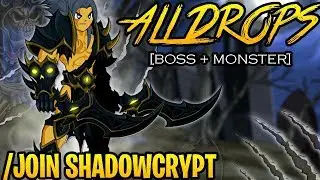 AQW - /JOIN SHADOWCRYPT (ALL Midnight Fang BOSS Drops & Monster Drops) + ITEM Showcase!