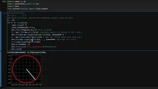 Python Imaginary Number and How to use sin and cos to make a circle