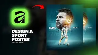 How to Design a sport poster in Affinity Studio | A Beginners Guide | 2025