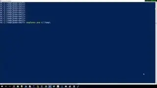 How to start windows explorer from Powershell