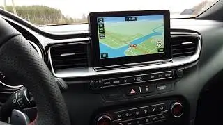 All new Kia Proceed GT 2019, driving, accelerating and display functions