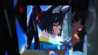 Wiv - I love u  ( slowed - reverb) || Miyabi  [AMV / EDIT]