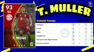 Racikan T. MULLER boost 96 & gaya main tetap standar player | eFootball2022