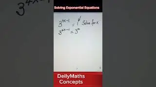 Solving Exponential Equations 