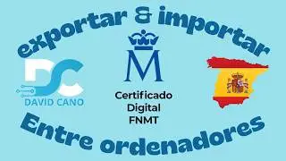 Cómo Exportar e importar 🔐 certificado digital 🔐 entre 💻 ordenadores 🖥️