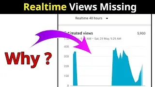 Realtime views problem | Realtime views count missing in youtube analytics | Tech Run