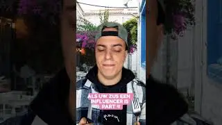 Als uw zus een influencer is 