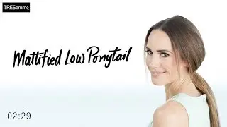 Matte Low Ponytail Tutorial | Style Setters | TRESemmé NYFW
