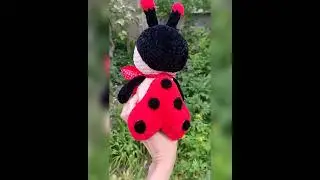 плюшевая божья коровка