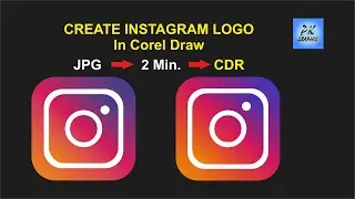 Create Instagram logo In Corel Draw Only 2 Min. 