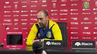 Conferencia de Lequi tras el empate ante Instituto
