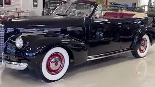 Overview Video  - 1940 LaSalle model 52 convertible sedan Blue!