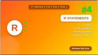 Rust Tutorial #4 l- Control Flow - Master if, if-else, if-else if & Inline if in Rust