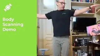 Scandy president demos body scanning