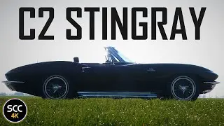 CHEVROLET CORVETTE C2 STINGRAY 1966 | 4K | Drive in top gear | V8 sidepipe engine sound | SCC TV