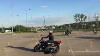 Мотоджимхана на Липецкой (Москва) 18.06.2017 YAMAHA FZ16